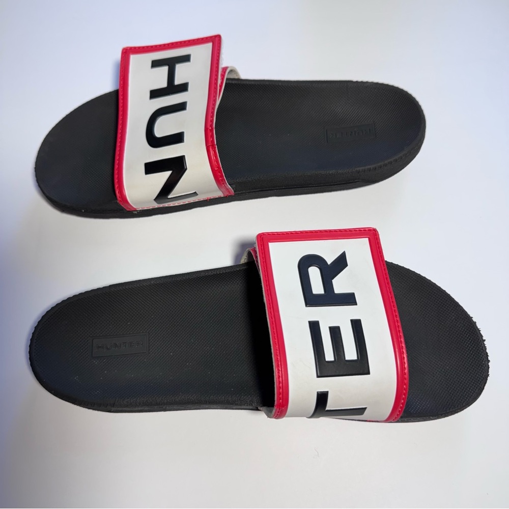 HUNTER slides adjustable sandal
Red Black White logo US 9 (UK 7)
Coastal core - Picture 4 of 11